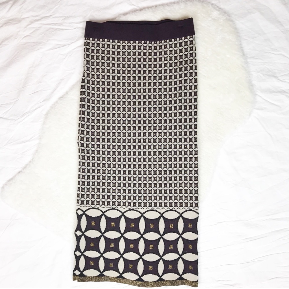 H&M Heavy Knit Stretch Pencil Skirt